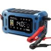 Qoltec Mikroprocesorowa ładowarka 12V 15A | Prostownik z funkcją naprawy i podtrzymania zasilania podczas wymiany akumulatora | 